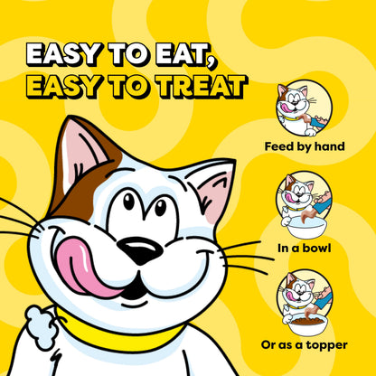 Temptations Creamy Puree Cat Treats, Chicken, Salmon & Tuna, 24 Count