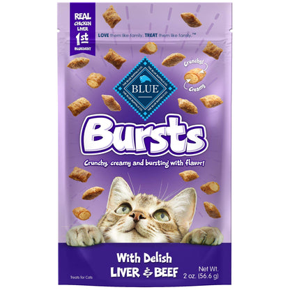 Blue Buffalo Bursts Chicken Crunchy & Creamy Cat Treats, 5 oz