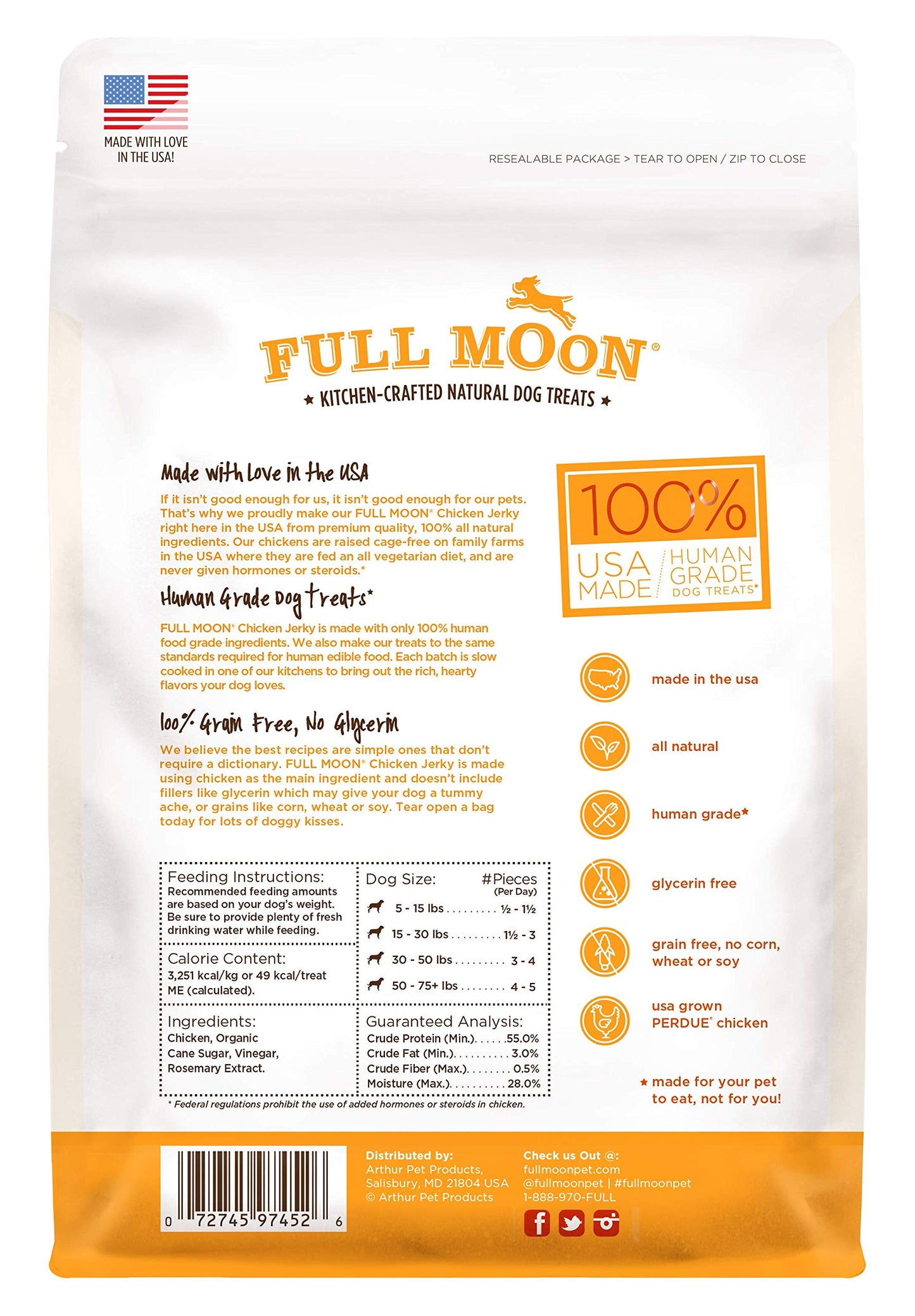 Full Moon® Chicken Jerky Dog Treats 12 oz