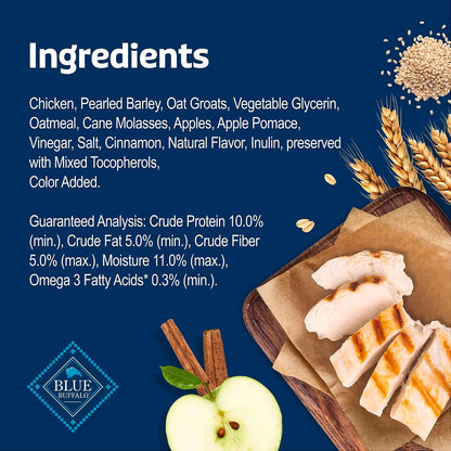 Blue Buffalo Health Bars Chicken & Apples Soft & Chewy Treats, 9 oz