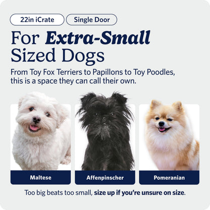 Midwest 42-Inch Single Door iCrate, for Large Breeds, 71-90 lbs