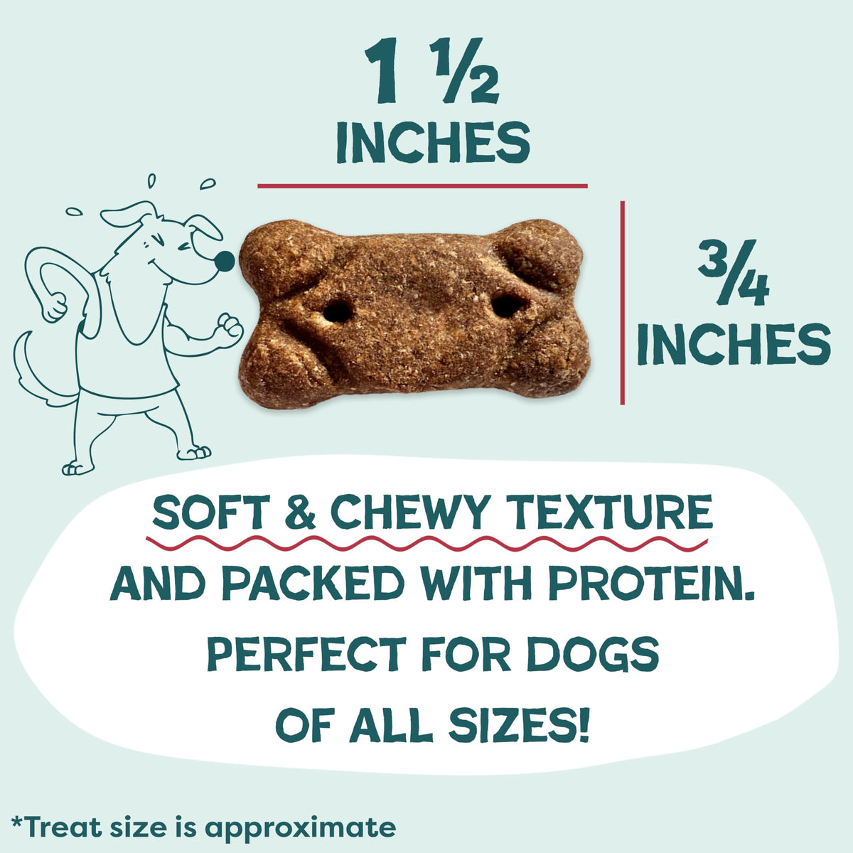 Shameless Pets Bacon Me Crazy Meaty Tenders, Soft Dog Treats, 8oz