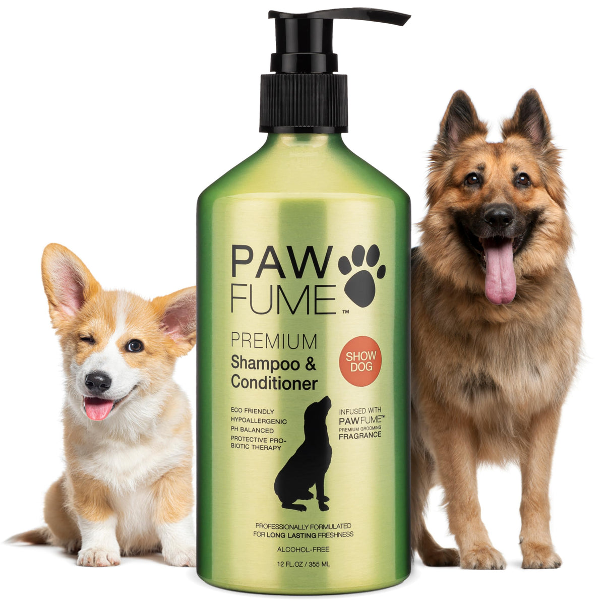 PAWFUME Dog Shampoo and Conditioner, Blue Ribbon, 1-Pack
