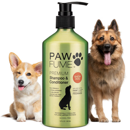 PAWFUME Dog Shampoo and Conditioner, Blue Ribbon, 1-Pack
