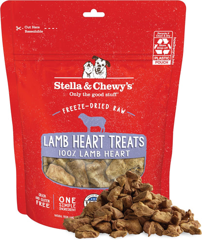 Stella & Chewy's Freeze-Dried Raw Chicken Breast Dog Treats - Single Ingredient, No Additives - Premium Training Treats - Perfect For Picky Eaters - 2.75oz Bag