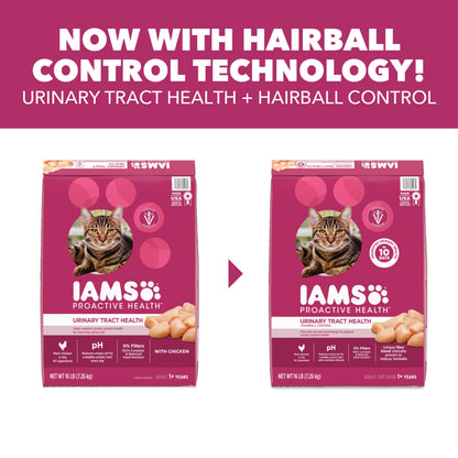 IAMS Proactive Health Urinary Tract Health Dry Cat Food, Chicken, 7 lb