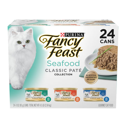 Purina Fancy Feast Gravy Lovers Wet Cat Food, 3 oz Cans, 30-Pack