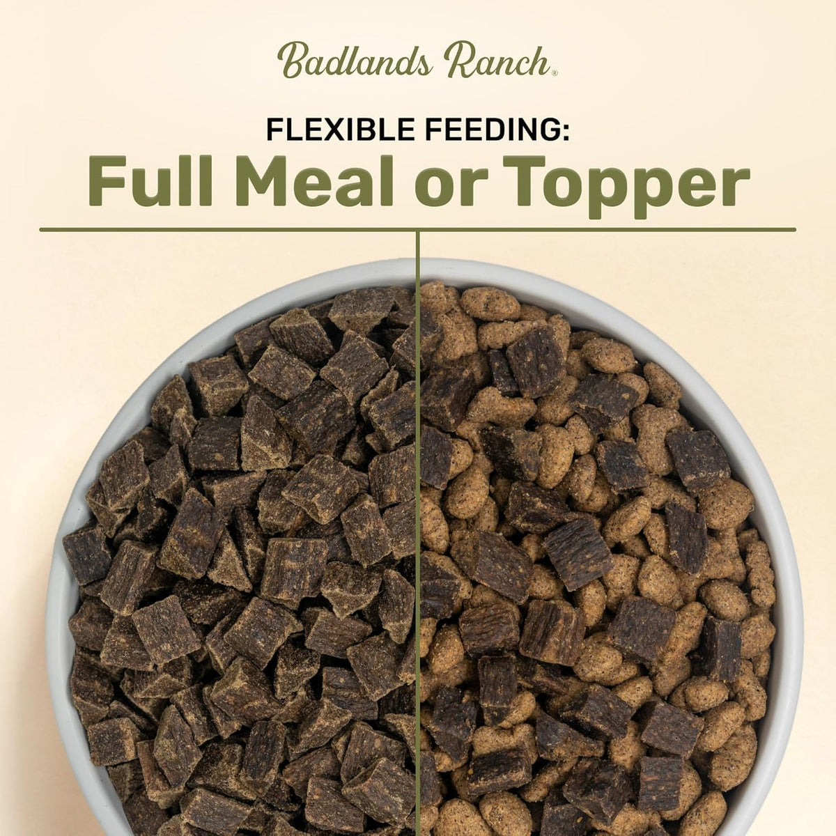 BADLANDS RANCH Air-Dried Lamb & Venison Dog Food, 87% Meat, 11.5 oz