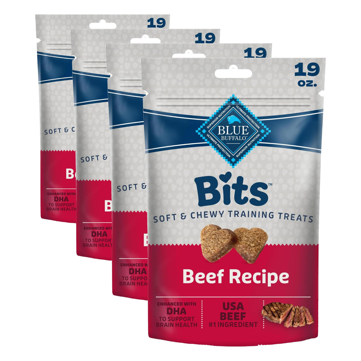 Blue Buffalo Bits Beef Training Treats, 19 oz