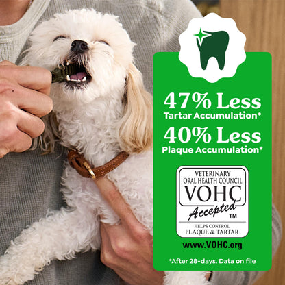 Greenies Petite Natural Dental Dog Treats, Original Flavor, 30 Count