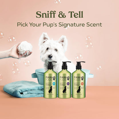 PAWFUME Dog Shedding Shampoo and Conditioner, Royal Lavender, 1-Pack