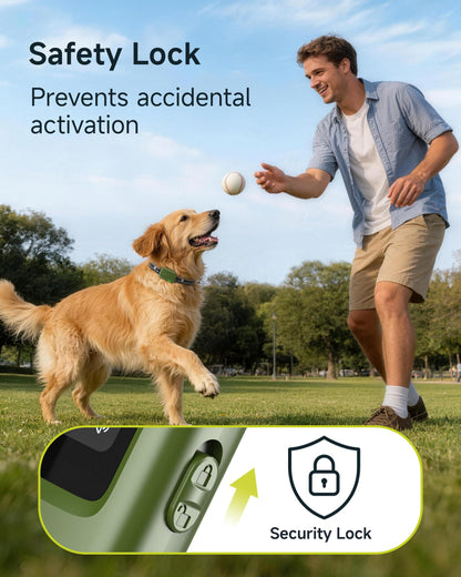 Dog Shock Collar - 4500FT Dog Training Collar with Remote, Blush Pink