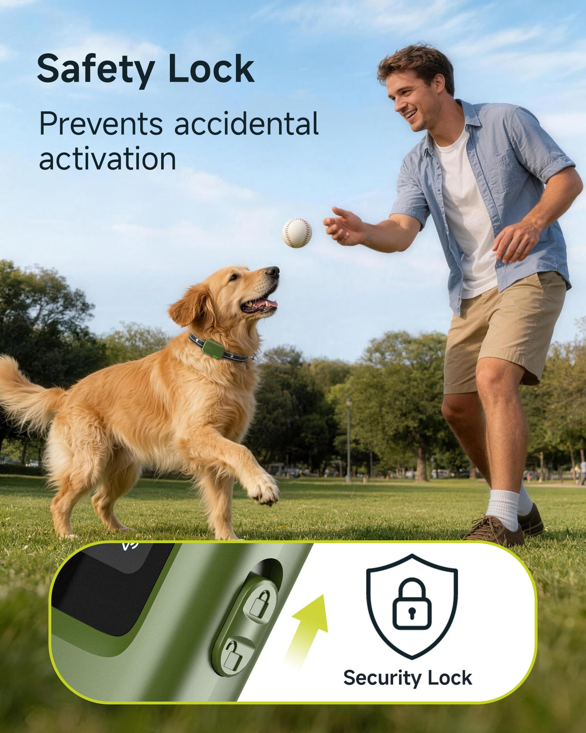 Dog Shock Collar - 4500FT Dog Training Collar with Remote, Blush Pink