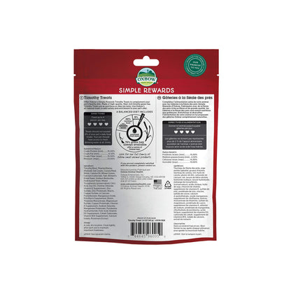 Oxbow Simple Rewards Guinea Pig & Rabbit Treats, Apple Banana, Baked, 3 oz