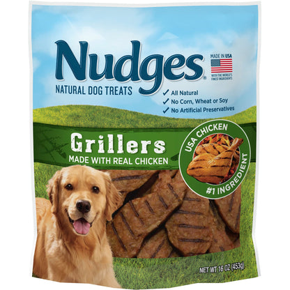 Blue Buffalo Nudges Grillers Steak Dog Treats, 16 oz