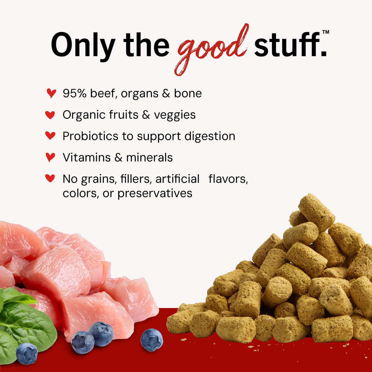 Stella & Chewy's Freeze-Dried Raw Chicken Meal Mixers- Dog Food Topper & Mixer - Made with 95% Cage-Free Chicken, Organs & Bone - Perfect for Picky Eaters - Grain-Free, 2.19 Pound (Pack of 4)