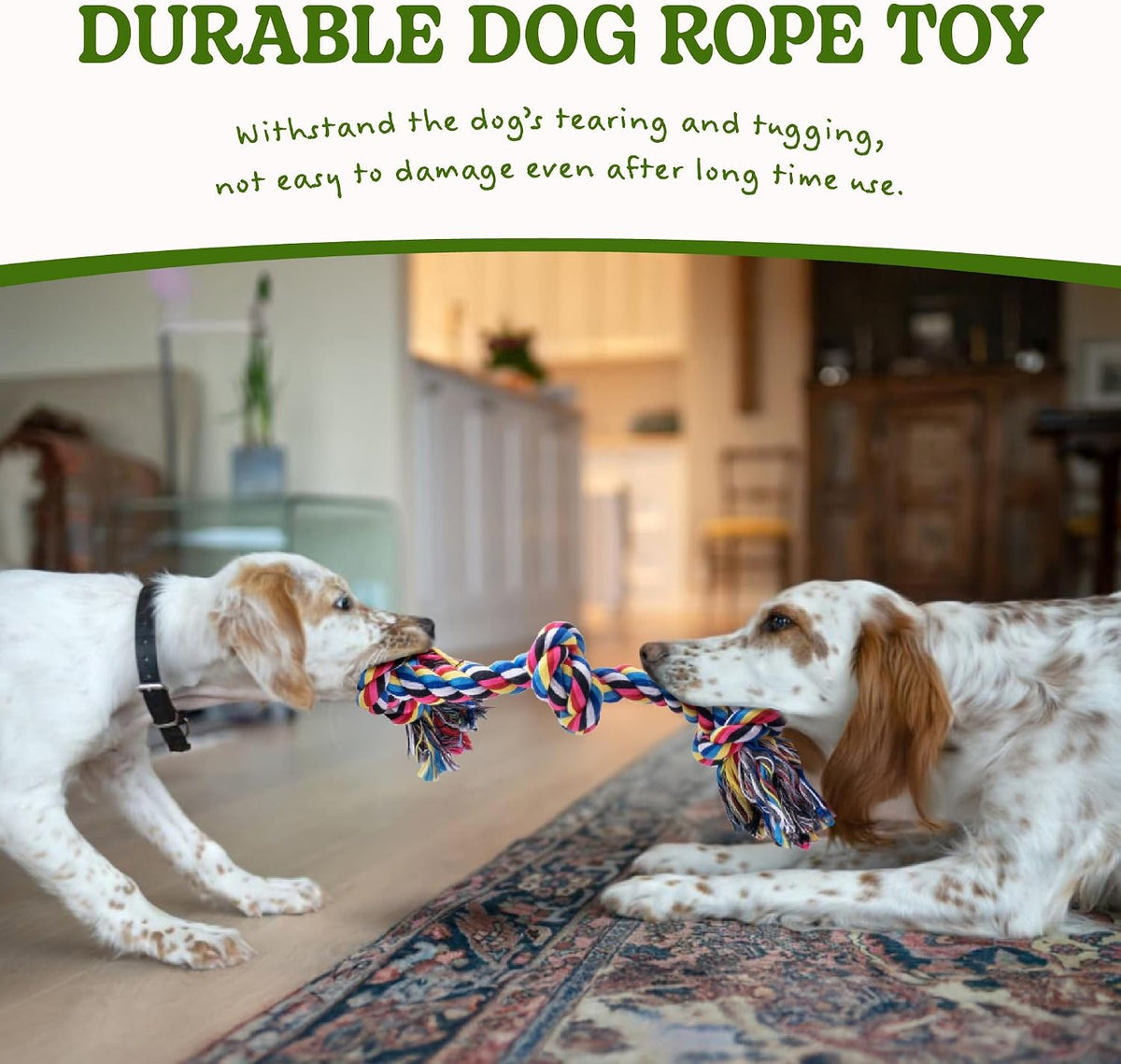 SHARLOVY Large Tough Chew Toys for Aggressive Chewers, 9 Pack Dog Rope Toys