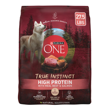 Purina ONE True Instinct Dry Dog Food, Real Turkey & Venison, 7.4 lb Bag