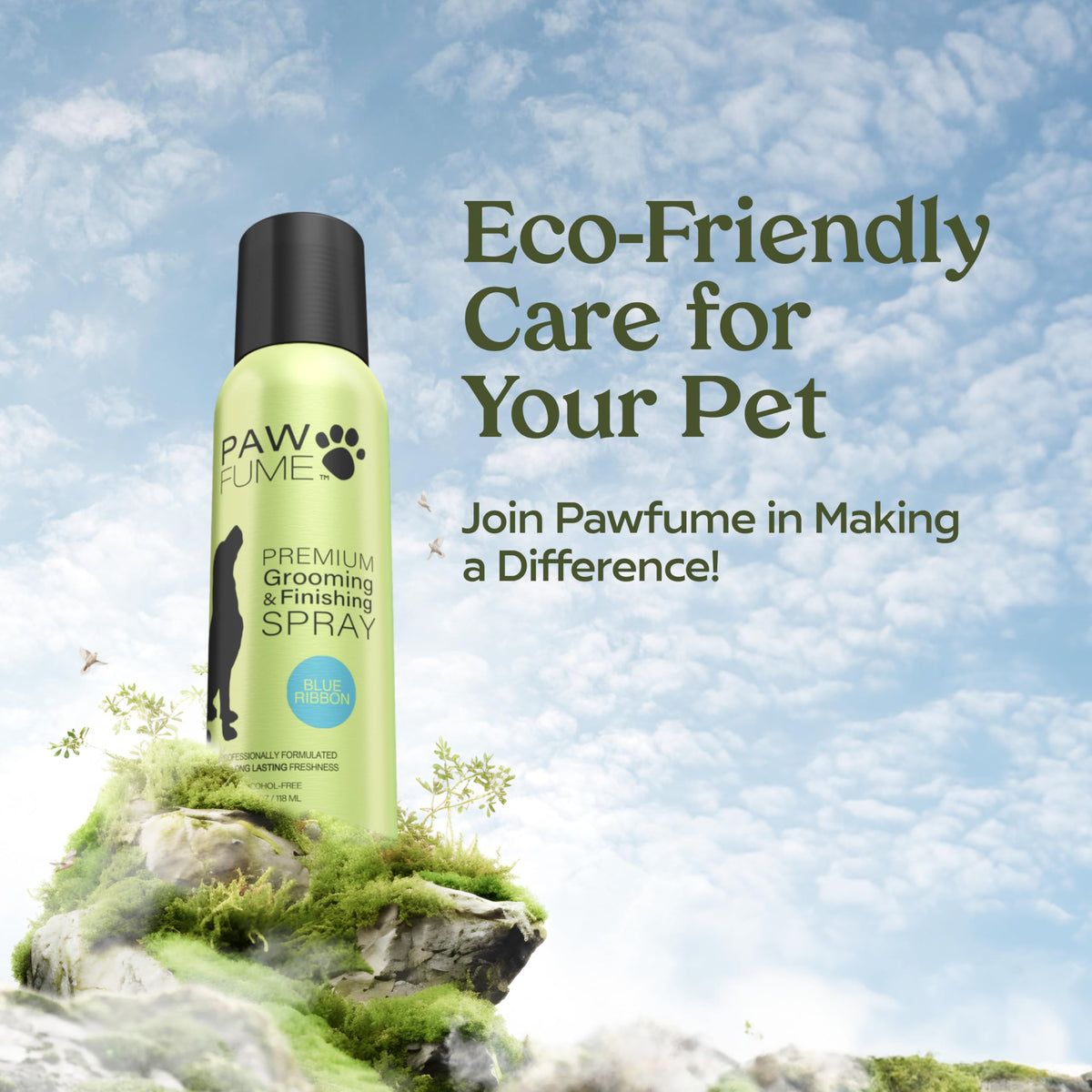 Paw Fume Dog Perfume Spray Long Lasting, Show Dog, 1-Pack