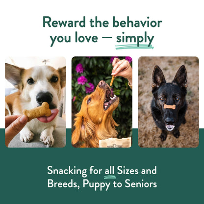 Portland Pet Food Dog Treats Variety, Healthy, Grain-Free Biscuits, 3 Pack