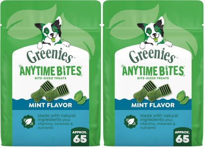 Greenies Anytime Bites Dog Treats, Blueberry Flavor, 10.3 oz