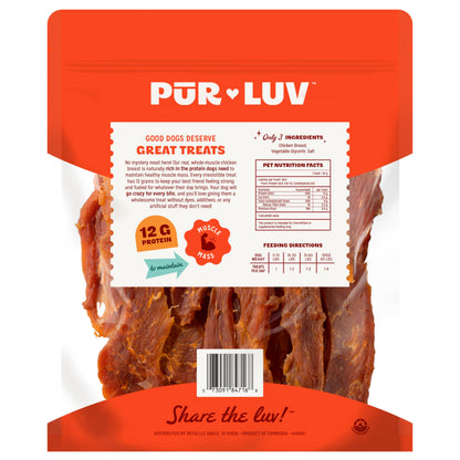 Pur Luv Dog Treats, K9 Kabobs Made with Real Chicken and Duck, 12 Ounces, Dog Snacks, Healthy, Easily Digestible, Long-Lasting, High Protein Treat, Satisfies Urge to Chew (Pack of 12)