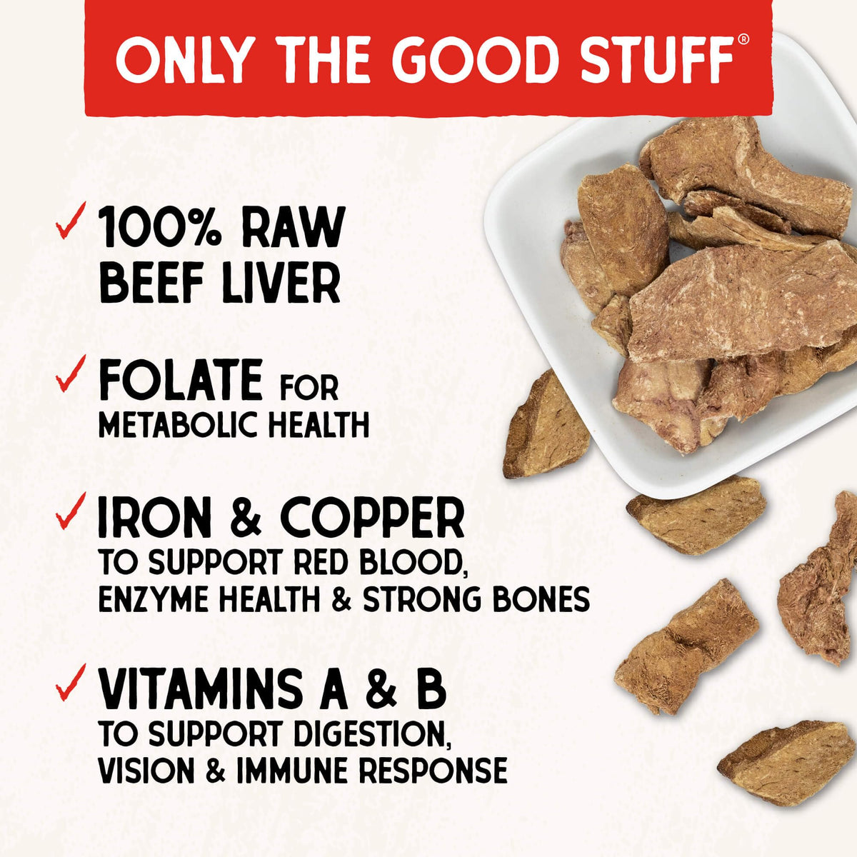 Stella & Chewy's Freeze-Dried Raw Chicken Breast Dog Treats - Single Ingredient, No Additives - Premium Training Treats - Perfect For Picky Eaters - 2.75oz Bag