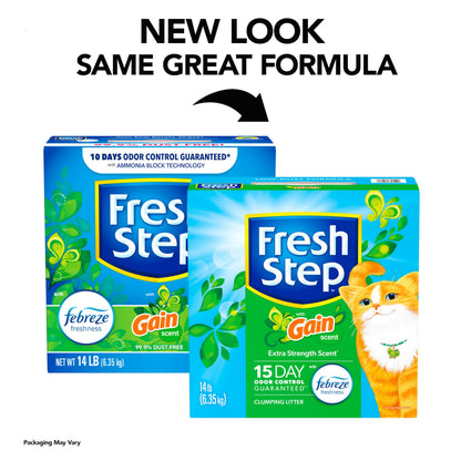 Fresh Step Extreme Clump Multi Cat Clumping Cat Litter, 14 lb.