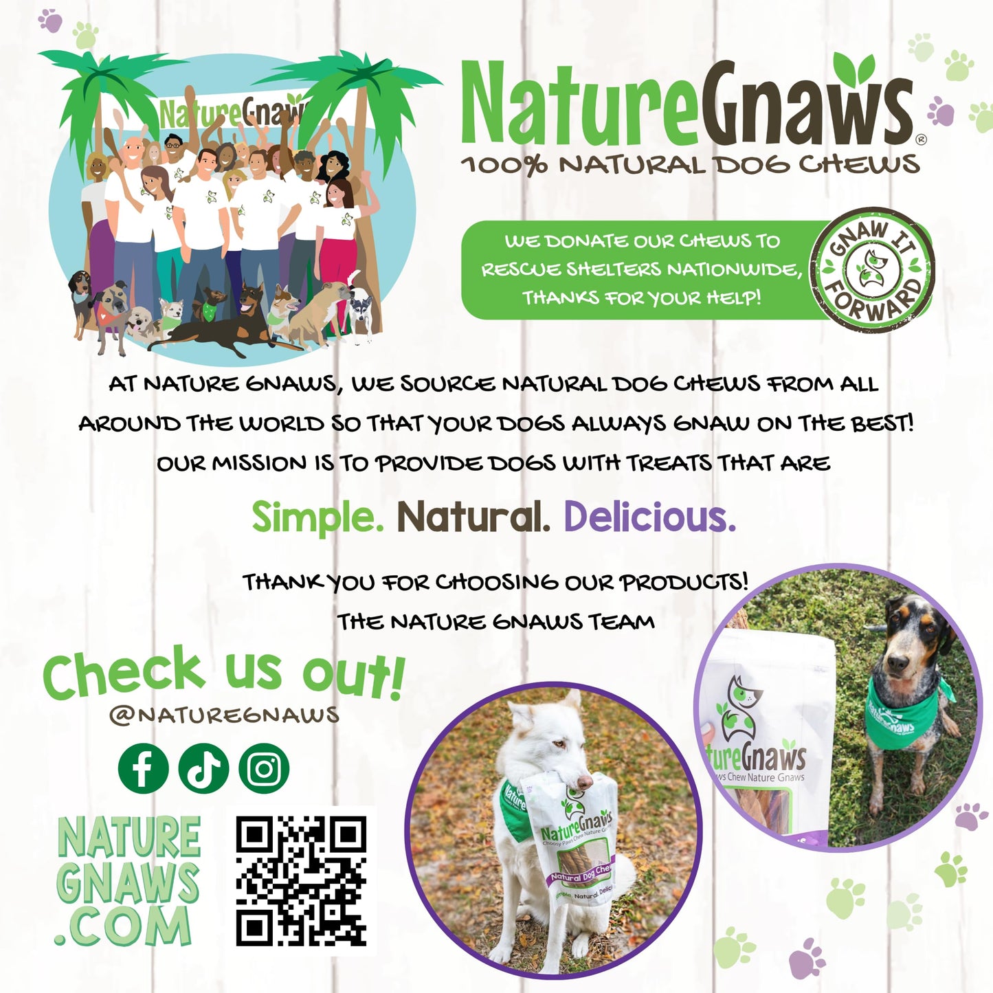 Nature Gnaws USA Turkey Tendons Dog Treats, 4 oz