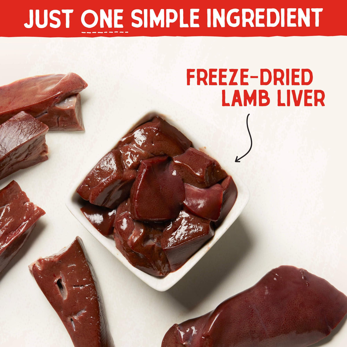Stella & Chewy's Freeze-Dried Raw Chicken Breast Dog Treats - Single Ingredient, No Additives - Premium Training Treats - Perfect For Picky Eaters - 2.75oz Bag