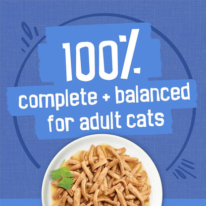 Friskies Purina Shreds Wet Cat Food in Gravy Variety Pack, (24) 5.5 oz Cans