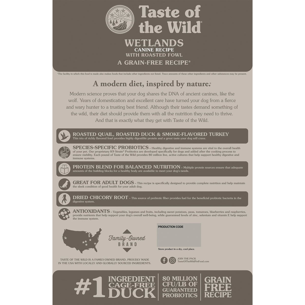 Taste of the Wild Sierra Mountain Dry Dog Food, Roasted Lamb, 5lb
