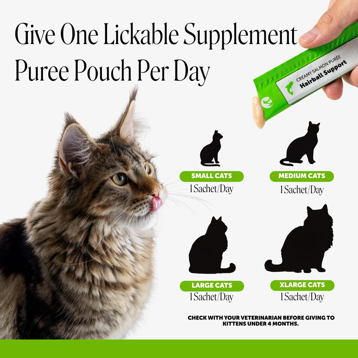 Cat Hairball Remedy Treats - Dual Texture Crunchy Creamy Hairball Treatment for Cats, Furball Relief Control Supplement with Fiber, Fish Oil for Indoor Cats Skin Coat Digestion (90-Day Supply)