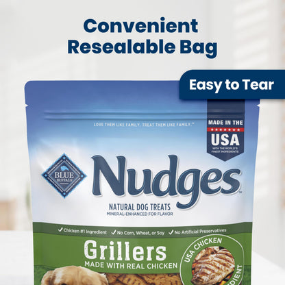 Blue Buffalo Nudges Grillers Salmon Dog Treats, 16 oz
