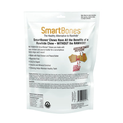 SmartBones Mini Bones Rawhide-Free Dog Treat, with Real Chicken, 56 Count