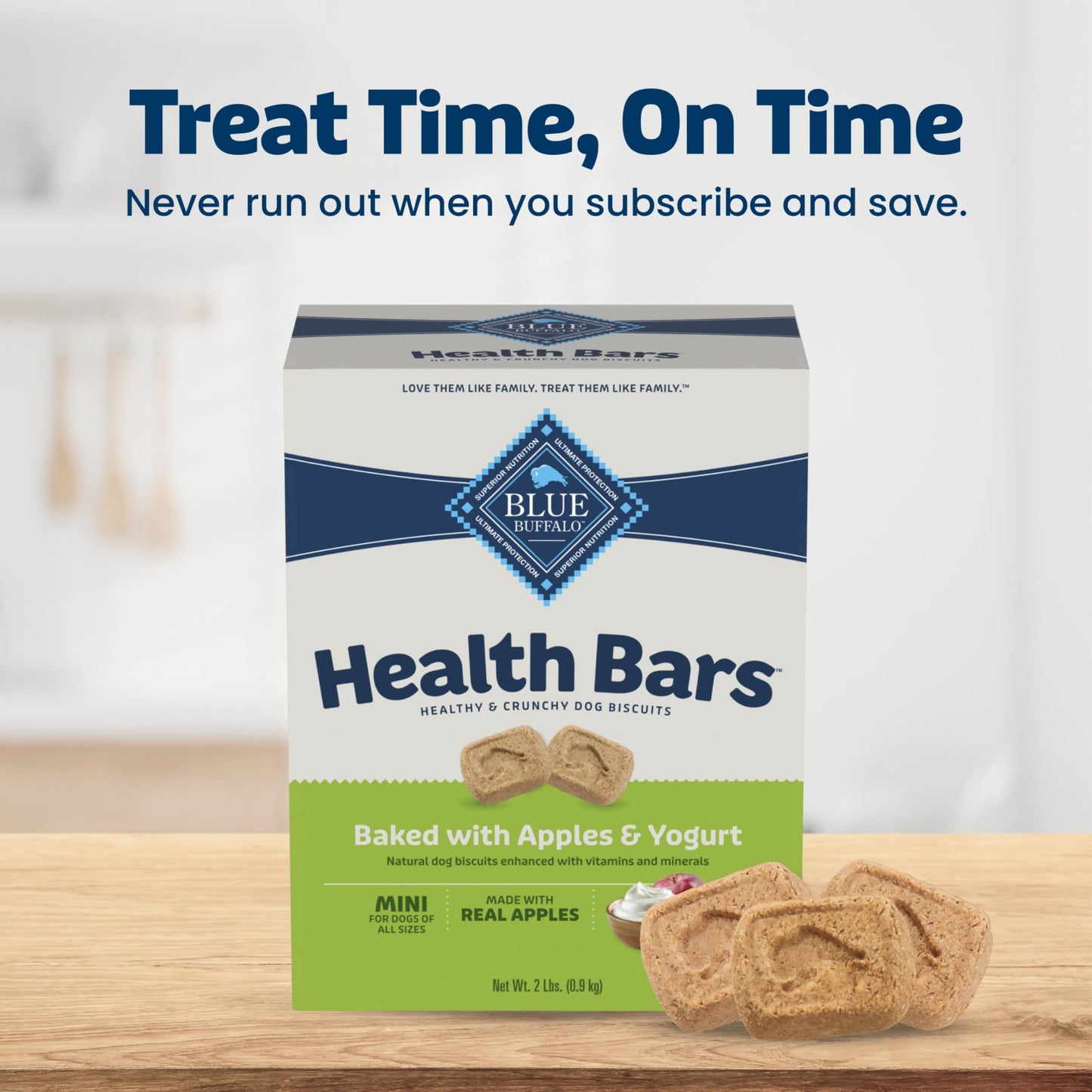 Blue Buffalo Health Bars Pumpkin & Cinnamon Dog Biscuits, 16 oz