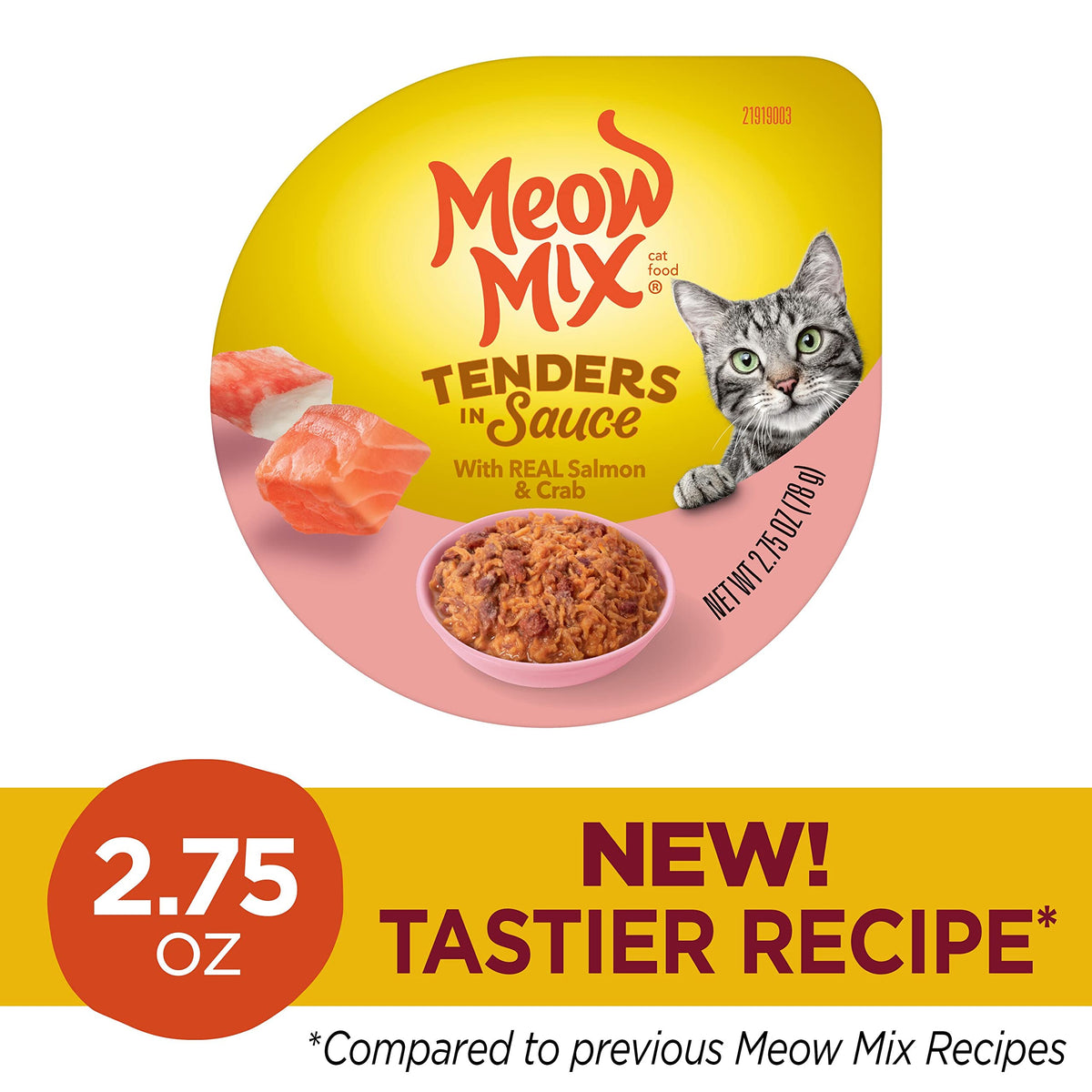 Meow Mix Poultry & Beef Favorites, Wet Food Variety Pack, 24 Cups