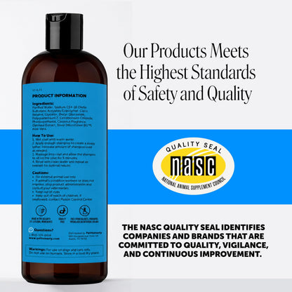 Pet Honesty Chlorhexidine Dog Shampoo Itchy Skin Relief, Anti-Itch, 16oz