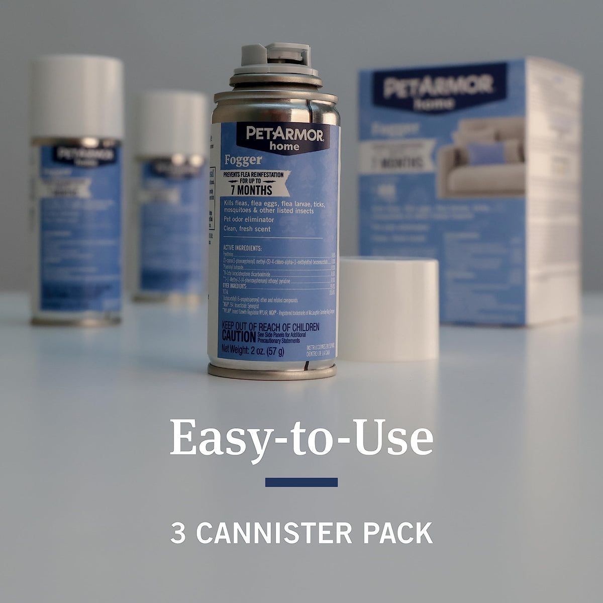 PETARMOR Home and Carpet Spray for Fleas and Ticks, Protect Your Home From Fleas and Eliminate Pet Odor, 16 Ounce