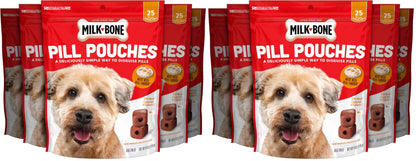 Milk-Bone Pill Pouches, Hickory Smoked Bacon Flavor, 30 Pill Pouches