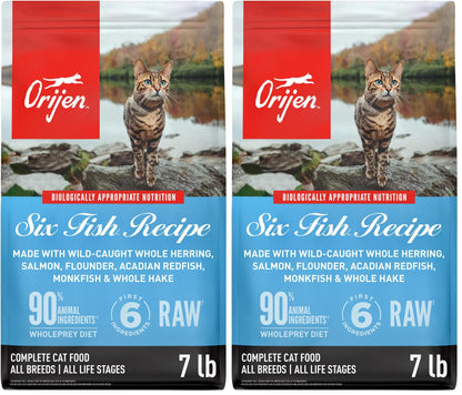 ORIJEN Grain Free WHOLEPREY Dry Cat Food Original Recipe 4lb Bag
