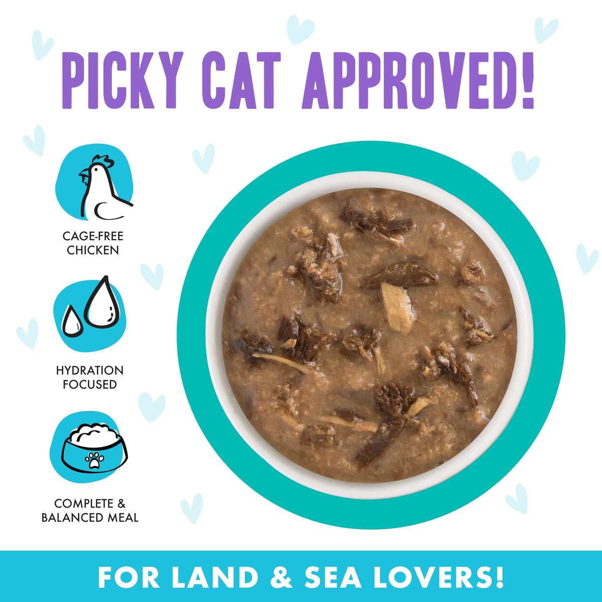 Weruva B.F.F. OMG - Best Feline Friend Oh My Gravy! Tuna & Chicken Charm Me with Tuna & Chicken in Gravy Cat Food, 3oz Pouch (Pack of 48)