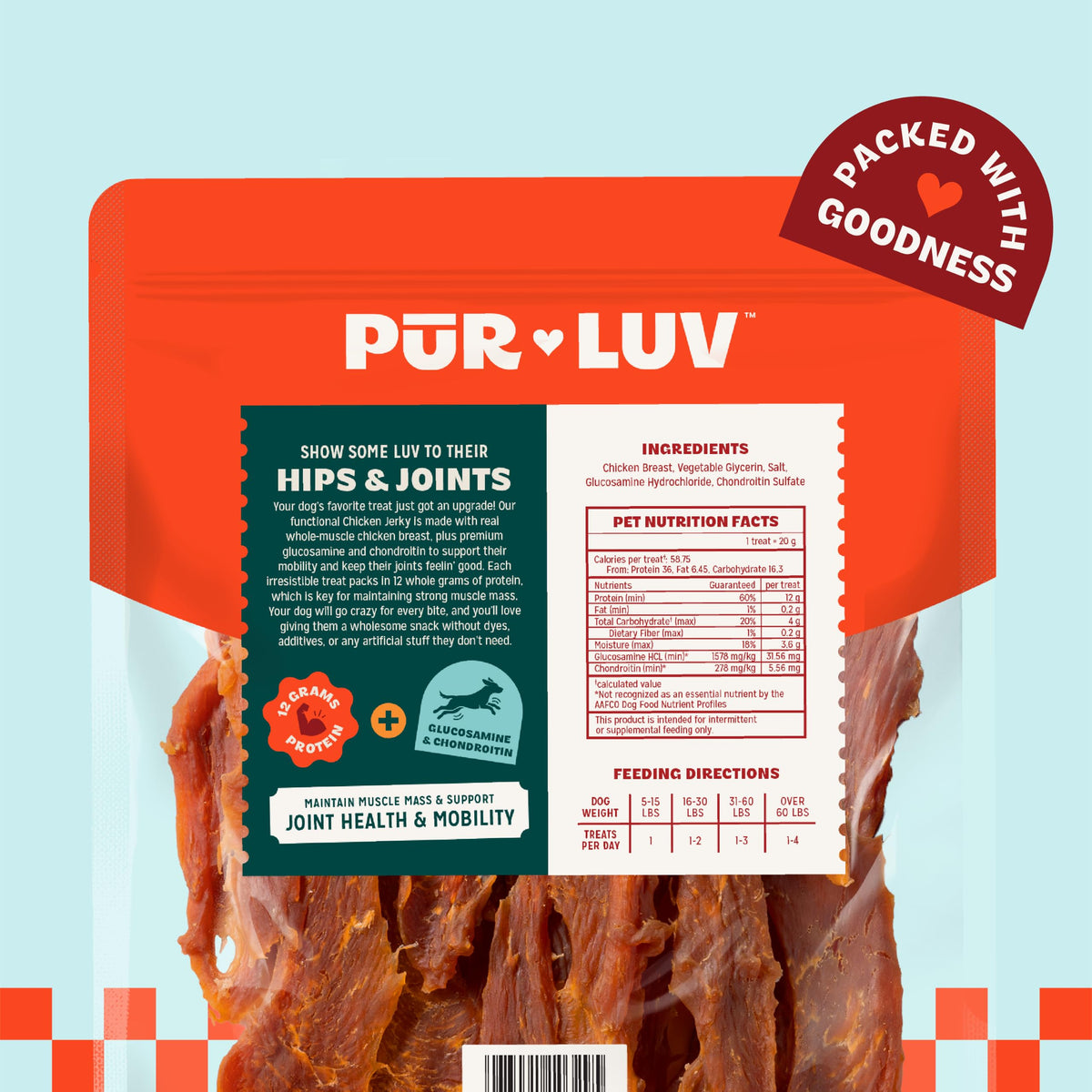 Pur Luv Dog Treats, K9 Kabobs Made with Real Chicken and Duck, 12 Ounces, Dog Snacks, Healthy, Easily Digestible, Long-Lasting, High Protein Treat, Satisfies Urge to Chew (Pack of 12)