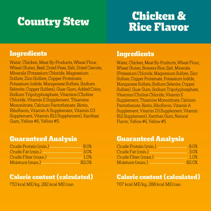Pedigree Choice Cuts Wet Dog Food, Beef & Country Stew, 13.2 oz, 12 Count