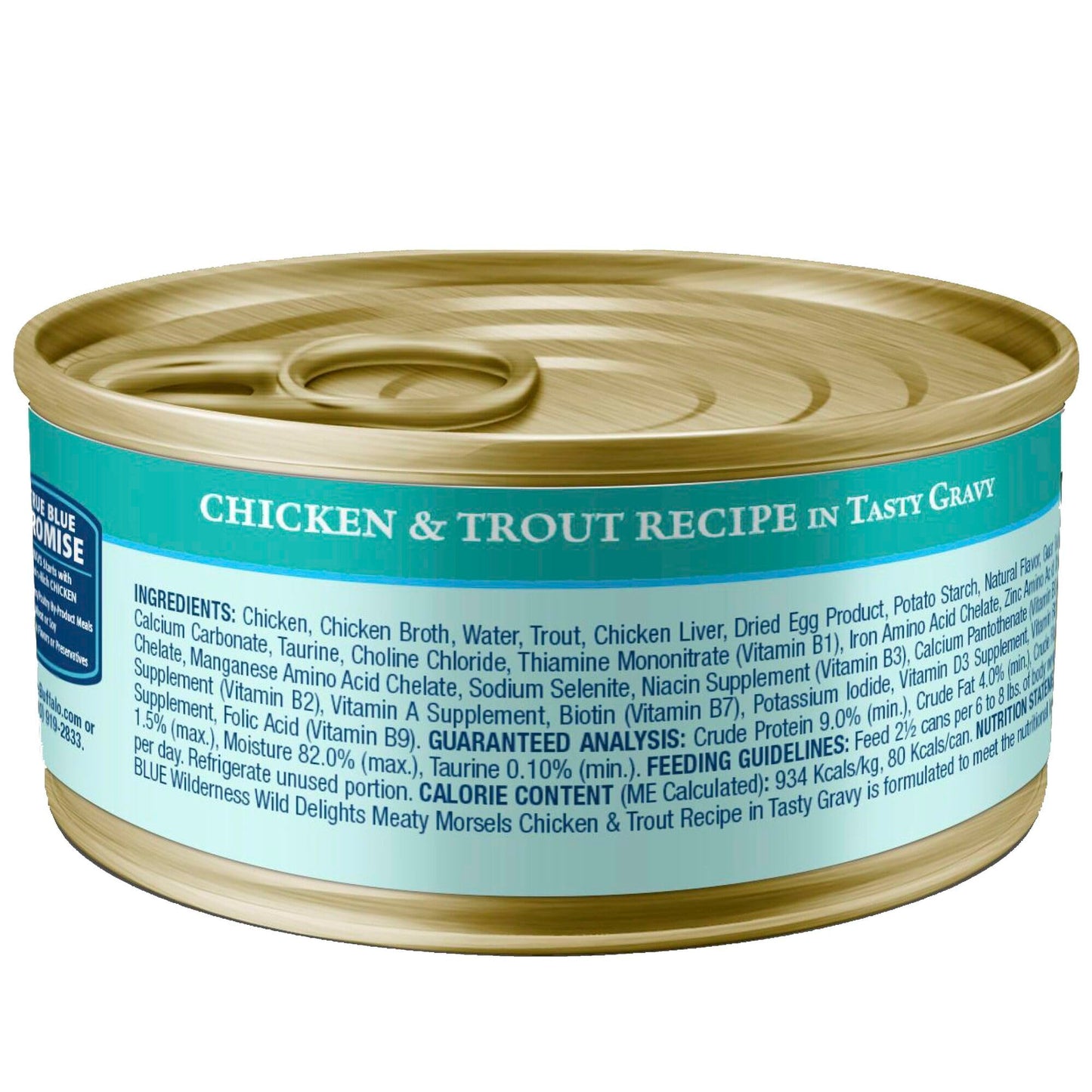 Blue Buffalo Tastefuls Variety Pack Paté Wet Cat Food, 3 oz, 12 ct