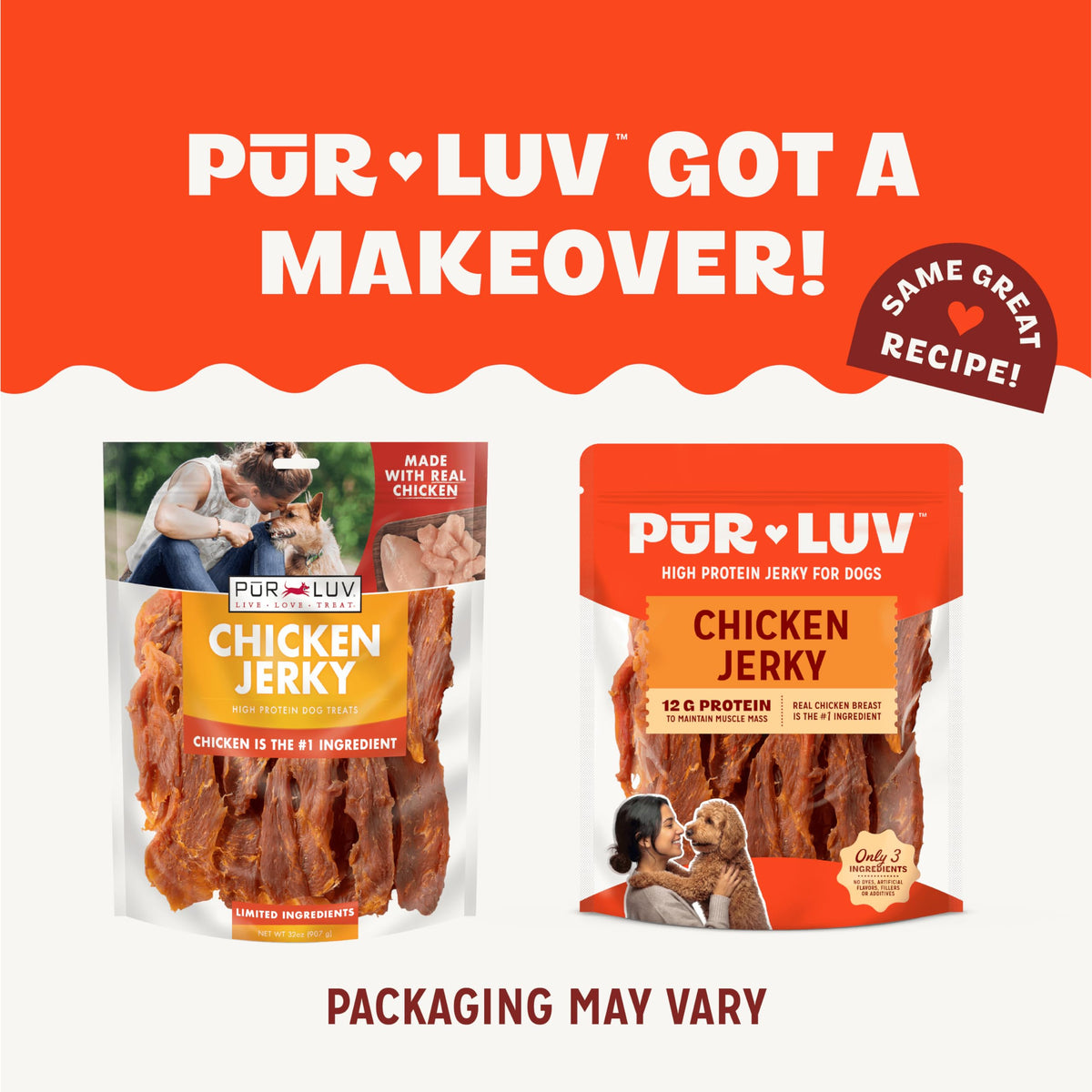 Pur Luv Dog Treats, K9 Kabobs Made with Real Chicken and Duck, 12 Ounces, Dog Snacks, Healthy, Easily Digestible, Long-Lasting, High Protein Treat, Satisfies Urge to Chew (Pack of 12)