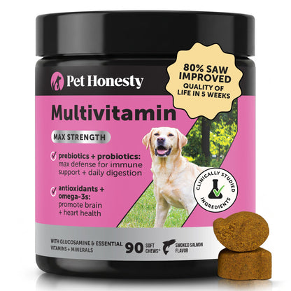 Pet Honesty Vet Recommended Puppy Multivitamin, 90 Ct, Duck