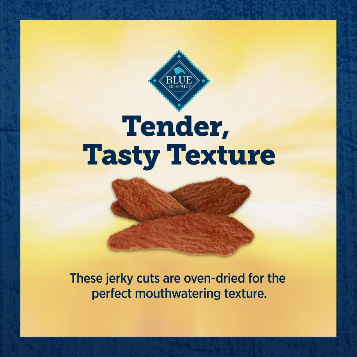 Blue Buffalo True Chews Premium Jerky Cuts Steak Dog Treats, 10 oz