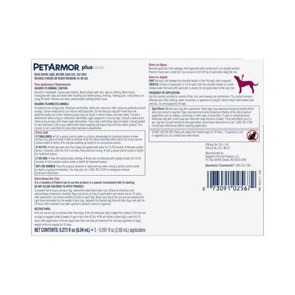 PetArmor Plus Flea & Tick Topical Dogs 5-22 lbs, 3-Month