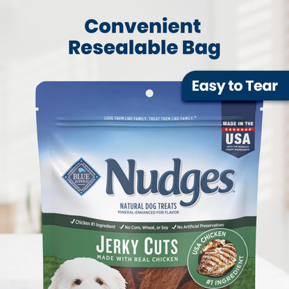 Blue Buffalo Nudges Jerky Cuts Chicken Dog Treats, 36 oz